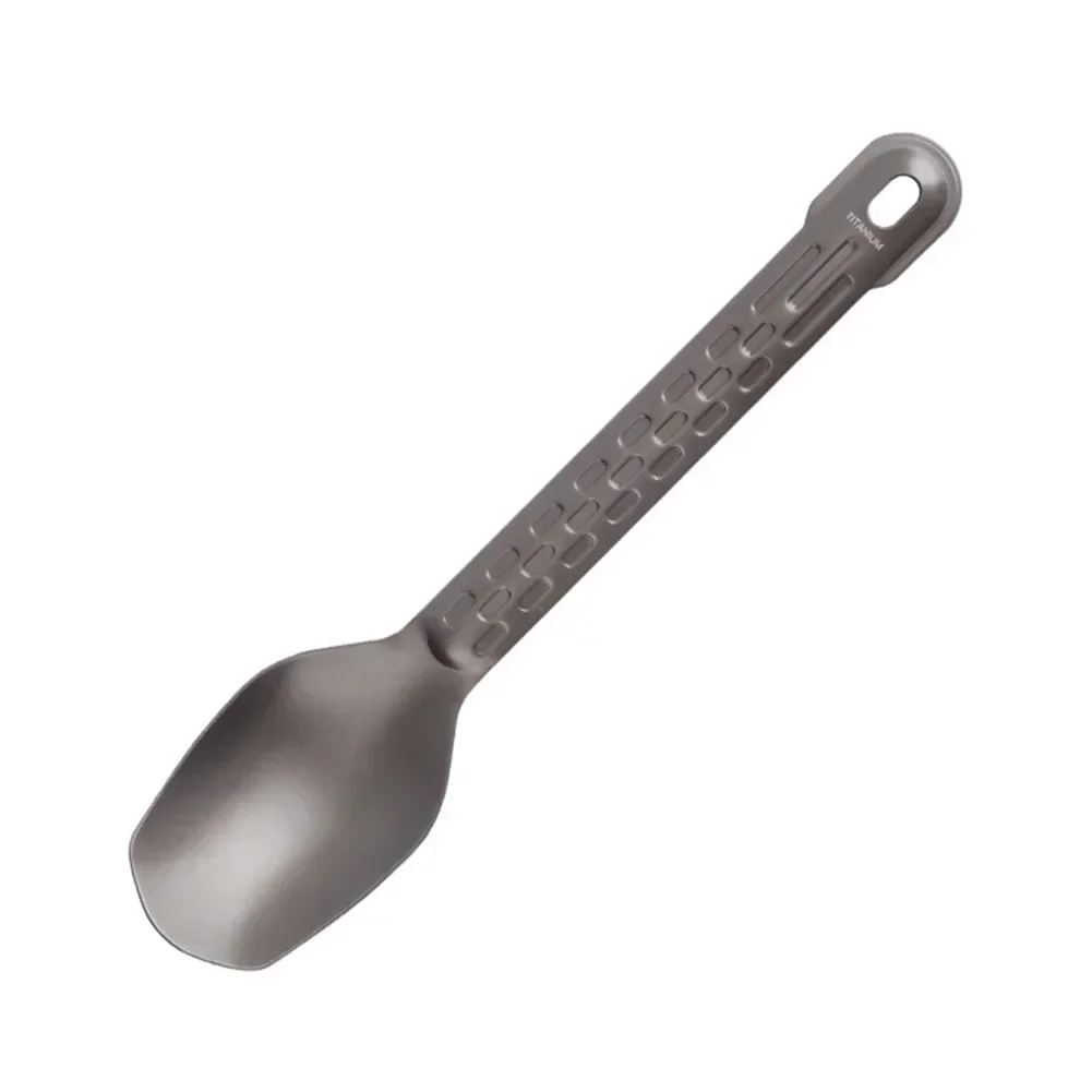 Imagem -03 - Spork Colher Alça Antiderrapante Acampamento Jantar Spork Talheres ao ar Livre para Casa Piquenique Acampamento Mochila 1pc