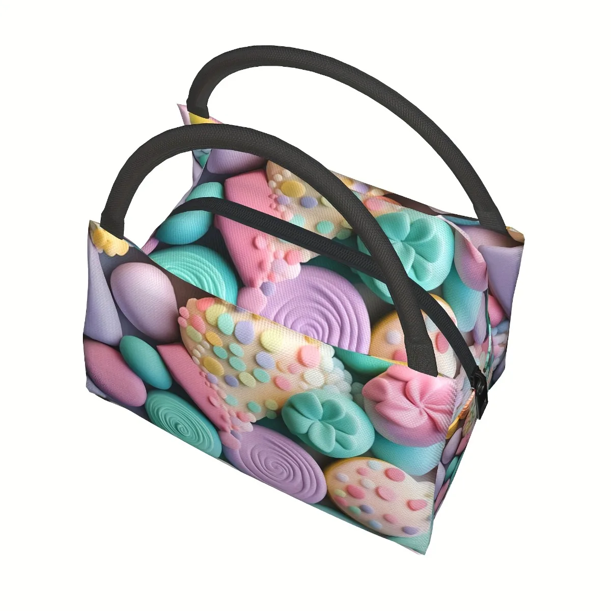 Portable Insulated Lunch Box, Lunch Bag, Reusable Thermal Food Container, Bento Bag, Leak-Proof Insulated Cooler Bag, Food Bag