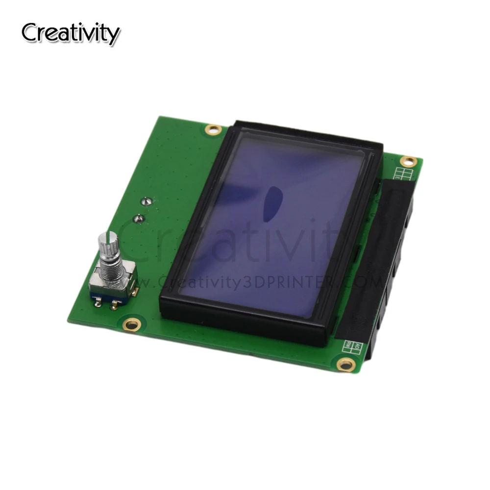 12864 Schermo LCD Controller RAMPE 1.4 Display Schermo Blu + Cavo Per CREALITY 3D Ender 3 CR-10 CR-10S 3D Parti Della Stampante