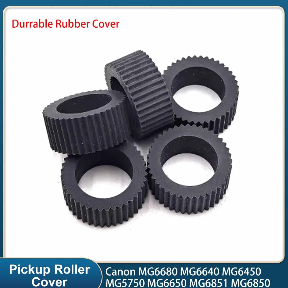 

4PC Durrable Pickup Roller Rubber Cover For Canon MG6680 MG6640 MG6450 MG5750 MG6650 MG6851 MG6850 MG5650 MG5620 MG5720 MG5780