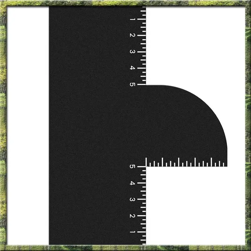 

A63P Инструмент для формирования линии роста волос с верхним улучшением для парикмахеров, Многоразовый инструмент для линии роста волос с индикаторами измерения, для парикмахерской карты