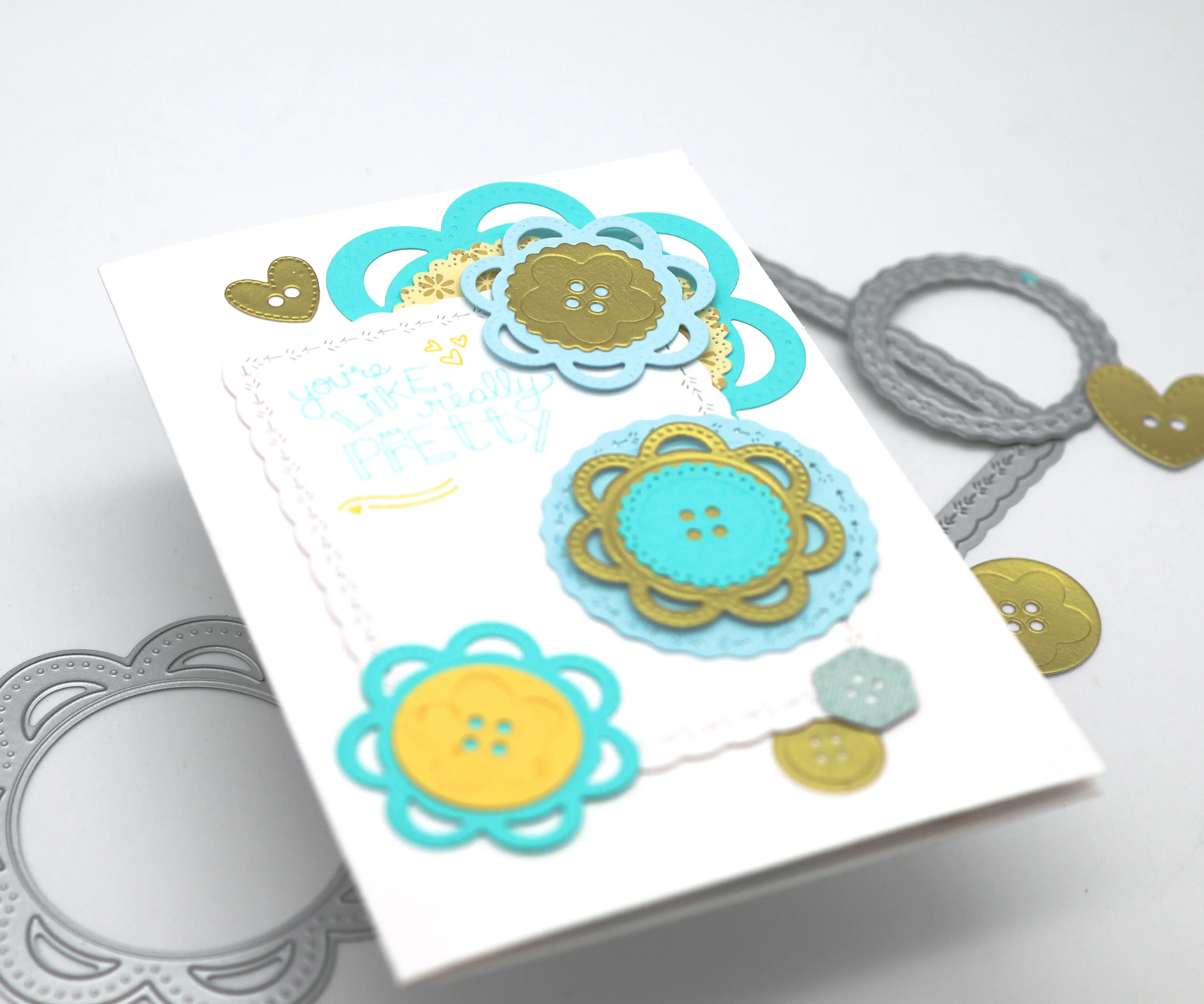 Circle Gentle Reminders Stamps Doilies & Daisies Circle Decorative Metal Cutting Dies for DIY Handmade Scrapbook Diary May 2026