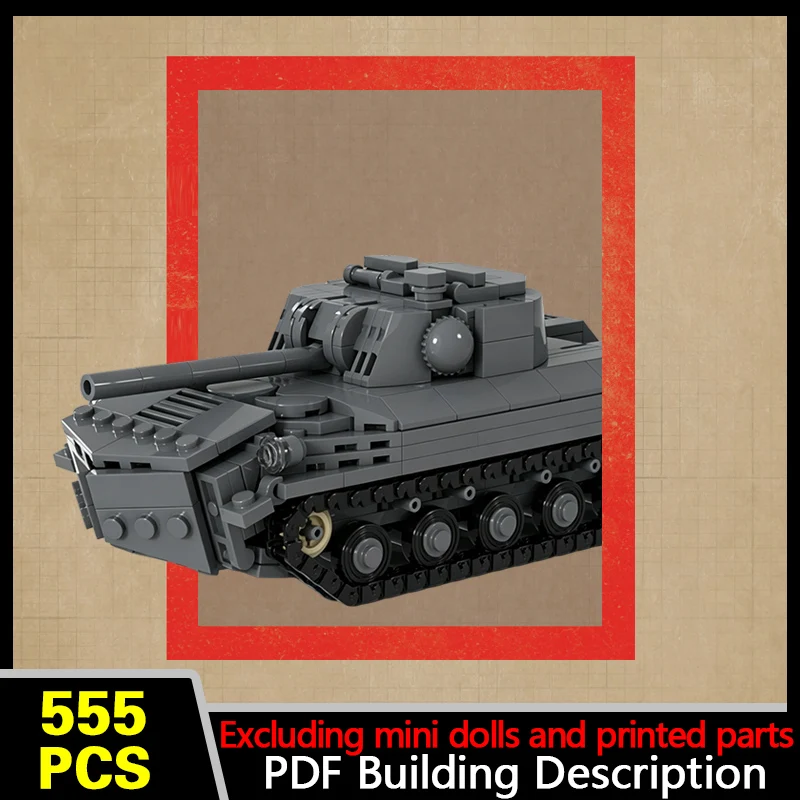 2S9 Self-Propelled Mortar-Howitzer Model MOC Building Bricks War Equipment Modular Technology Gifts Holiday Assemble Toys Suit