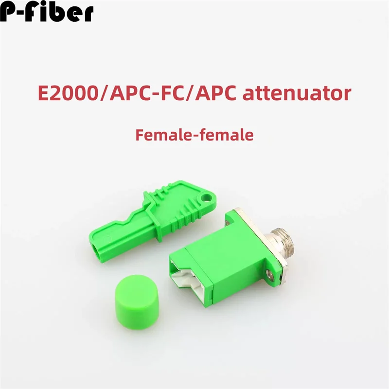 光ファイバー減衰器e2000/apc-fc/apc/apc,メス-メス2-20dbフランジ,ffカプラーapc, ftth 5db 10db, 5個