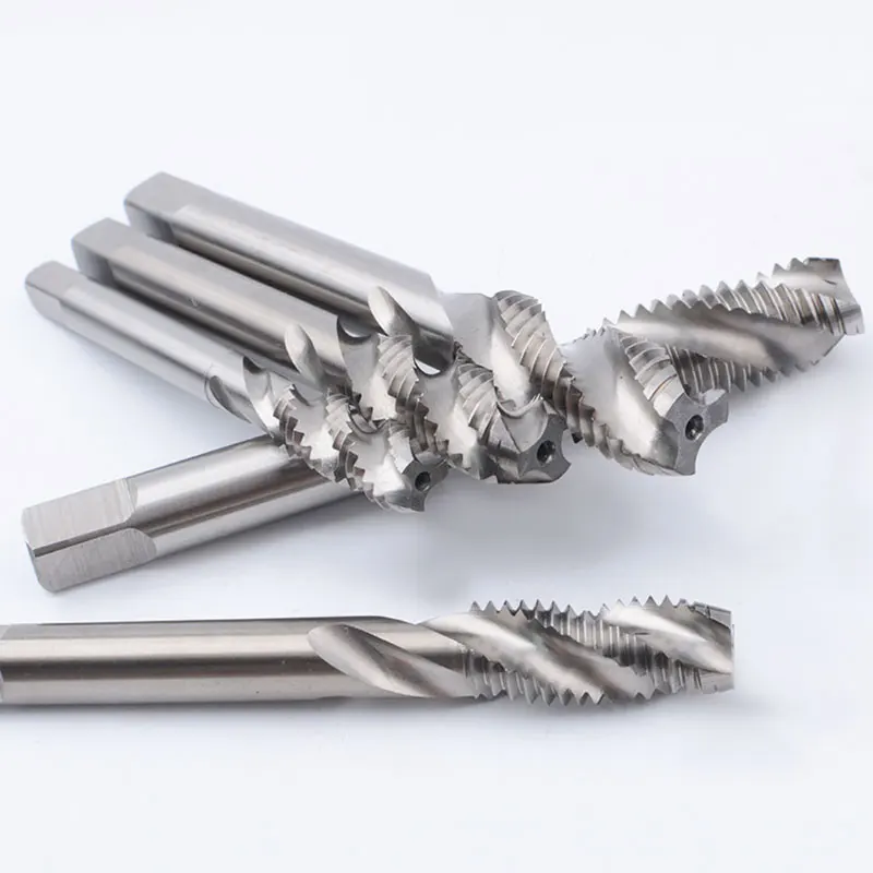 Metric HSS Spiral Flute Screw Threading Taps Drill Tools For Machine Metals M2 M2.5 M3 M4 M5 M6 M8 M10 M12 M16 M20