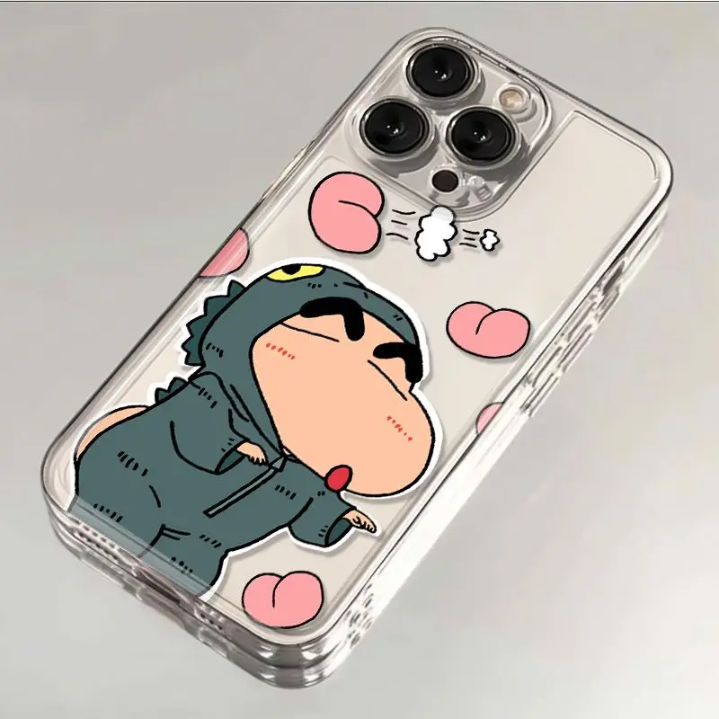 Anime Noharas Shinnosukes Telefon Für Samsung S25 S24 S23 S22 S21 S20 S10 FE Note20 Note10 Plus Ultra Lite 5G Klar Weiche TPU Abdeckung