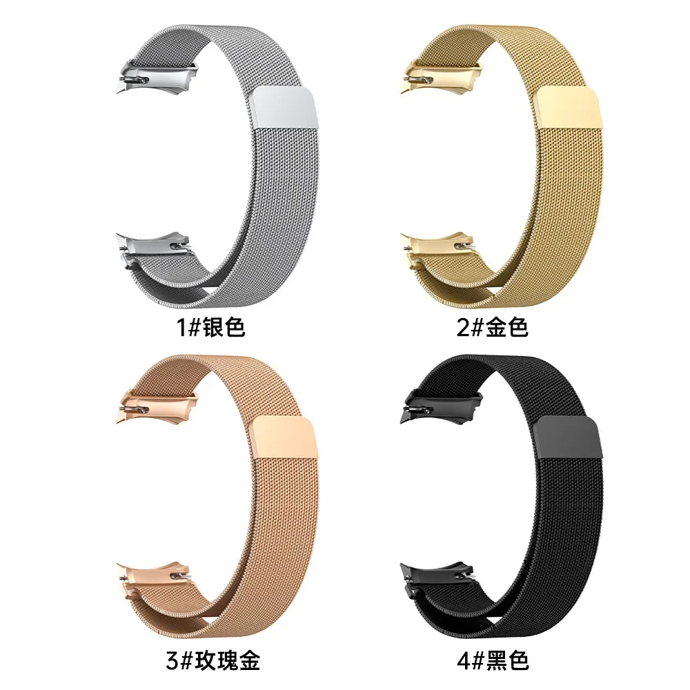 NO Gaps Milanese Strap Watchband for OPPO Watch X, Circular Interface replacement Band for OPPO X Smartwatch