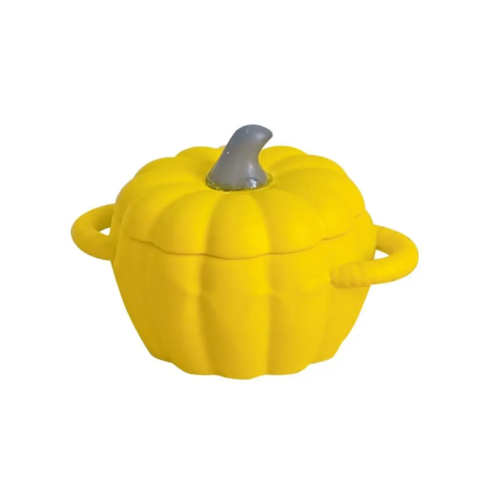 1/6 1/12 Pop Mini Pompoen Soeppan Legering Veelkleurige Miniatuur Poppenhuis Keuken Micro Landschap Ornament Pop Accessoires