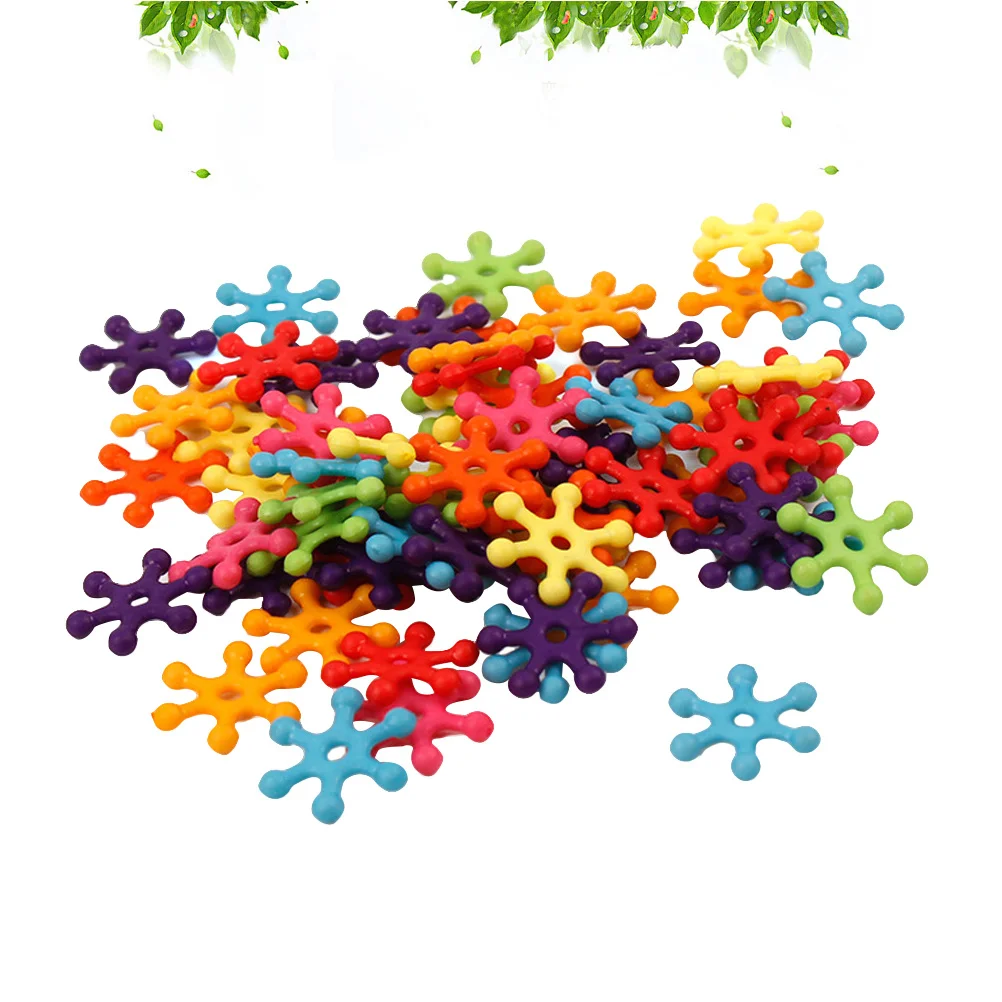 6100 pezzi di perline fiocco di neve per bambini artigianato fai da te forniture per la produzione di perline di sviluppo creativo educativo materiali artigianali