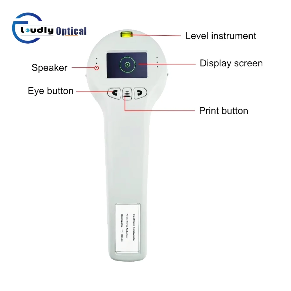 معدات طب العيون مقياس تقوس القرنية المحمول الرقمي المحمول باليد للبيع SW-100