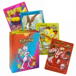 Cartes Pokémon Pikachu Colorées, Or, Argent, Noir, Vmax, GX, Vstar, Français, Anglais, Espagnol, Allemand, Collection, Jouets, Cadeau, 27-110Pcs