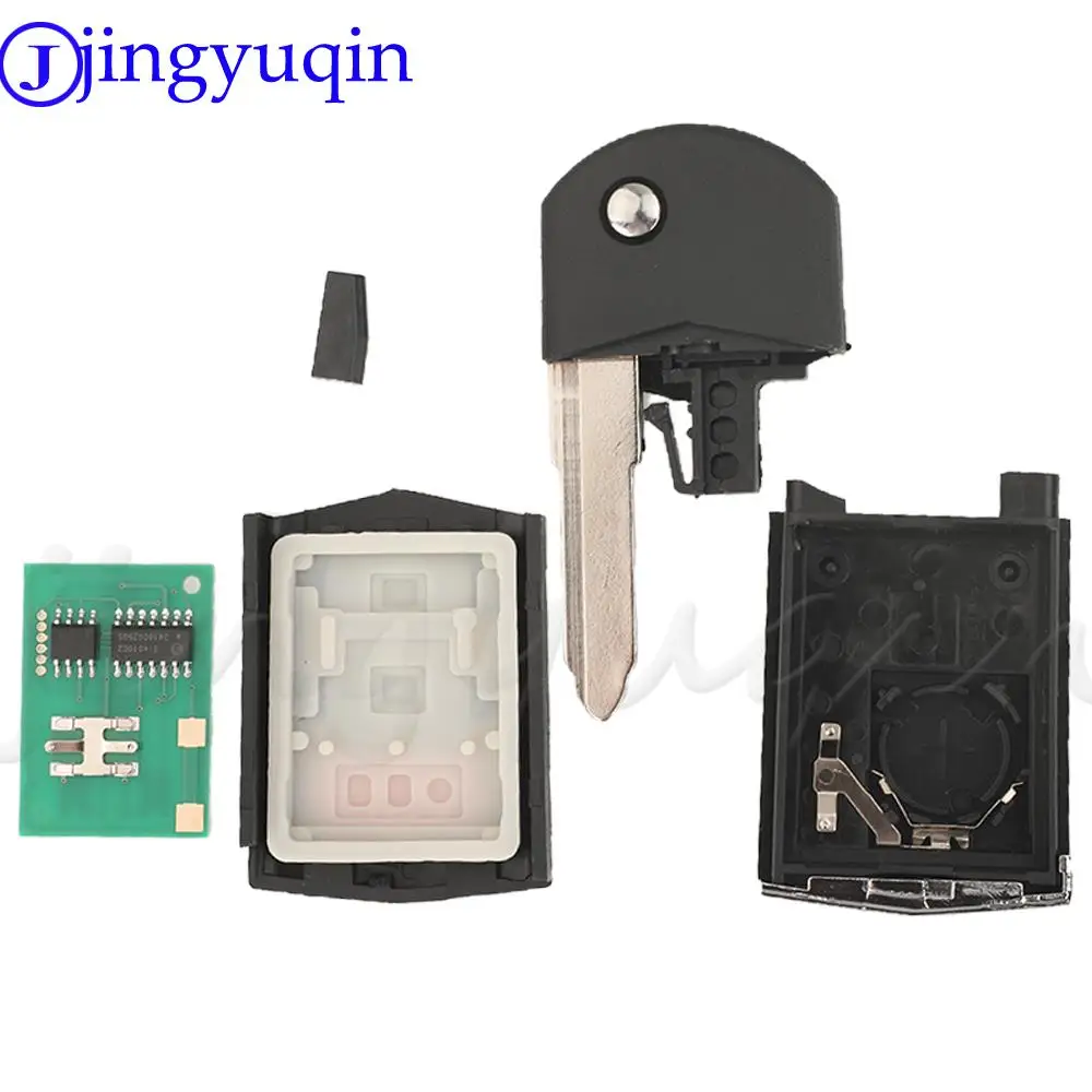 Jingyuqin-mando a distancia para coche, llave con tapa de 3/4 botones, 315MHz, 4D63, para Mazda 3, 5, 6, BGBX1T478SKE125-01, CX-7, CX-9, Miata, Contol