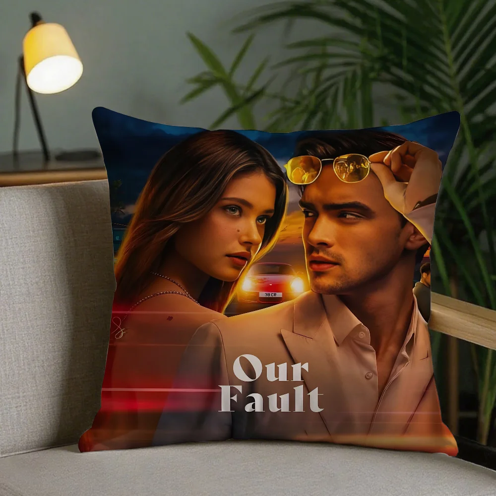 فيلم O-Our خطأ كيس وسادة لطيف غرفة المنزل مكتب ديكور واقية بكسل يغطي دون لعبة وسادة إدراج