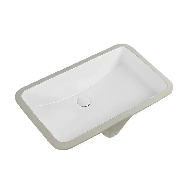 

Arc bottom square under the counter basin Embedded ceramic wash basin Single Bathroom