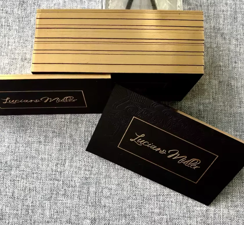 

Customized letterpress printing, hot stamping, edge wrapping, paper business card, enterprise paper business card