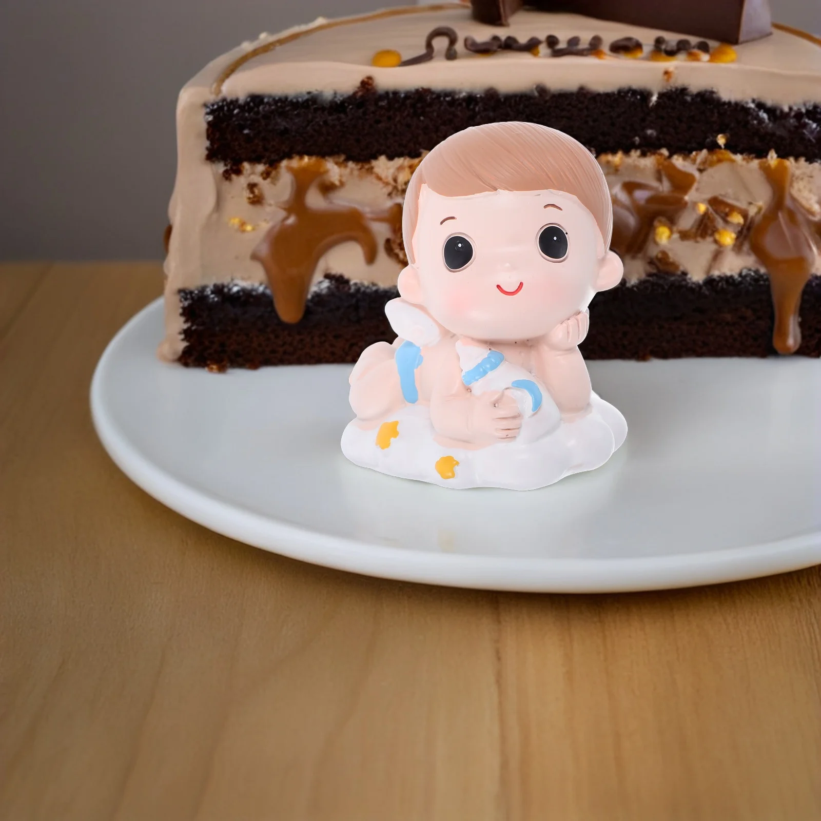 Harz Kuchen Dekor Prinz Ornamente Geburtstag Party Junge Dekorationen Desktop Topper Entzückende Thema Cupcake Zubehör