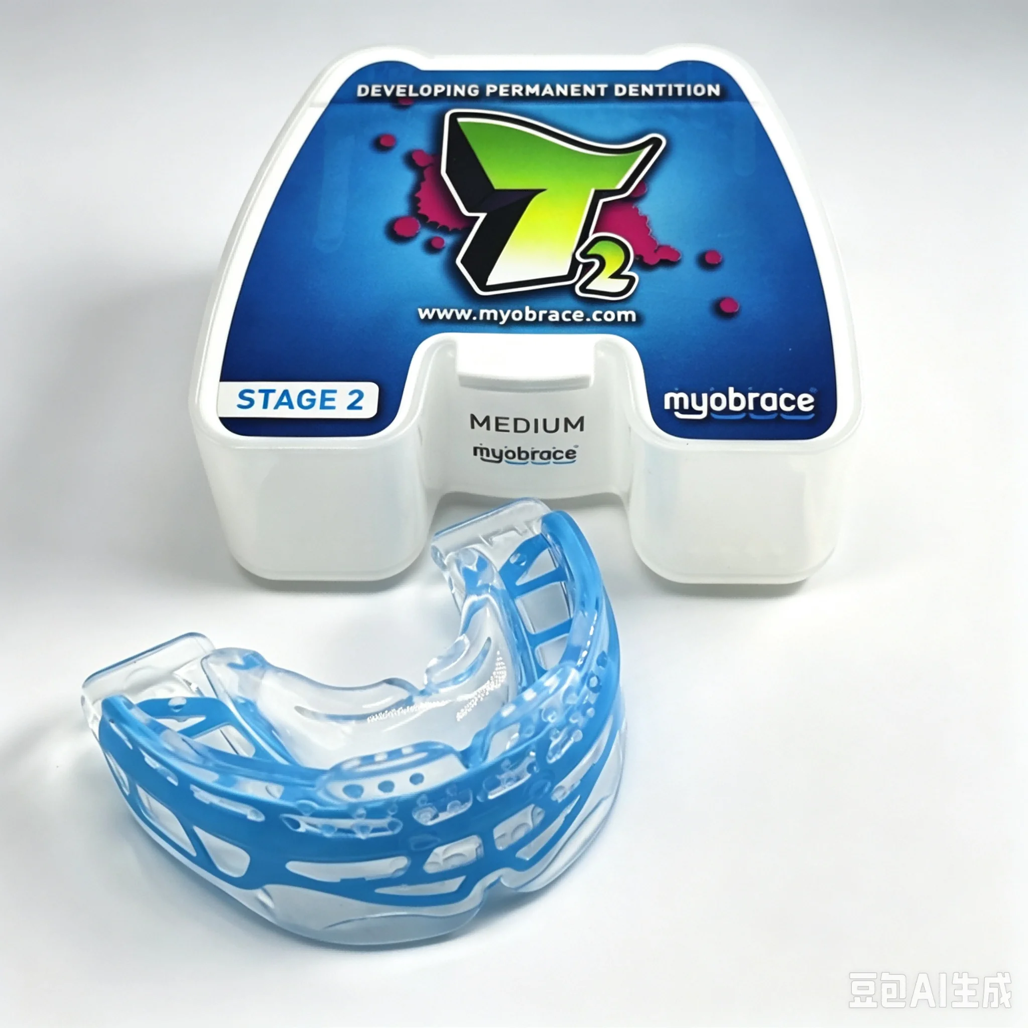 MRC Myobrace T2 Stage 2 Oral Habit Accessory Genuine Silicone Trainer Improve Oral Posture For Teens Aged 10-15 In Stock