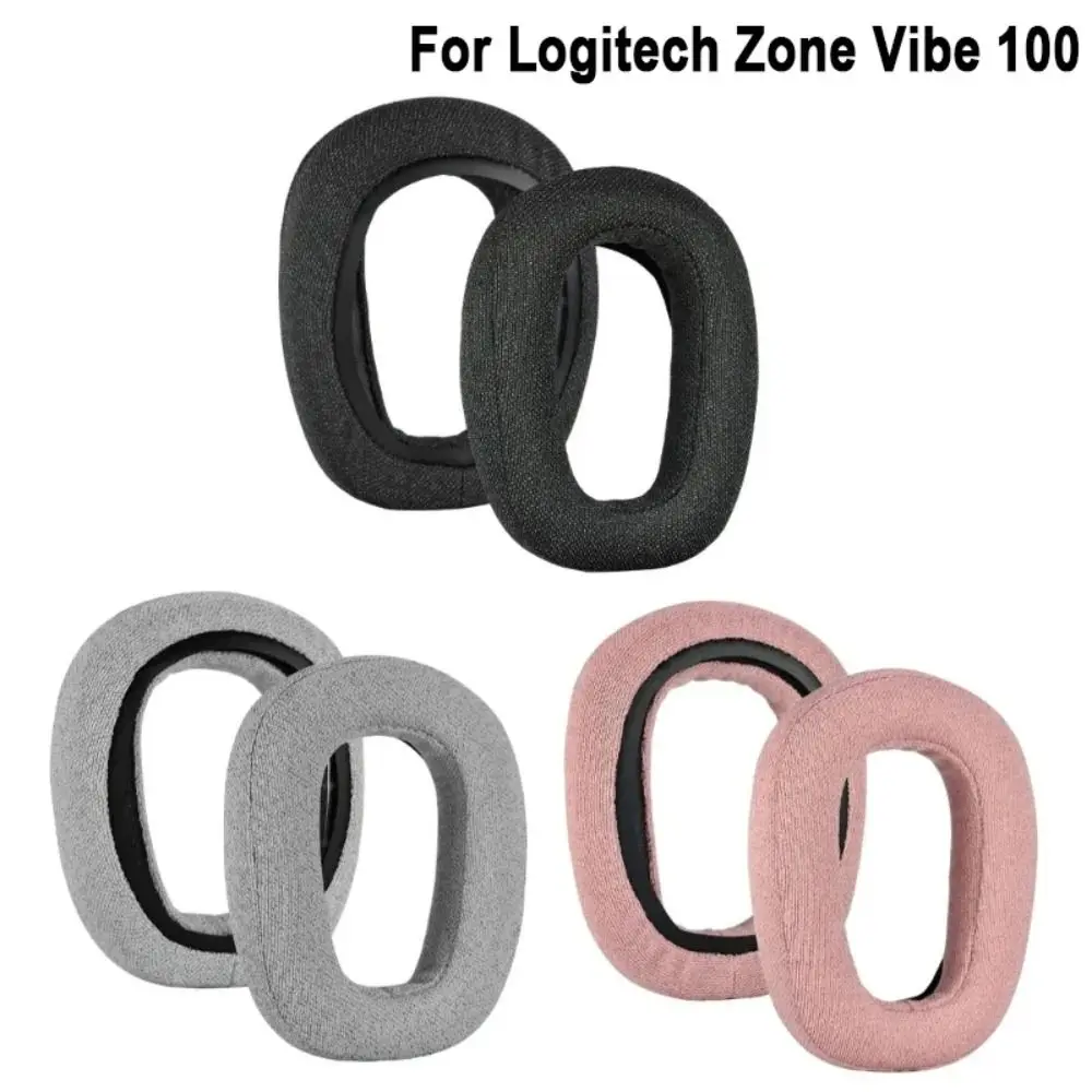 Coussinets d'oreille en mousse ponge, 2 pices, remplacement d'couteurs, accessoires pour Logitech Zone Vibe 100