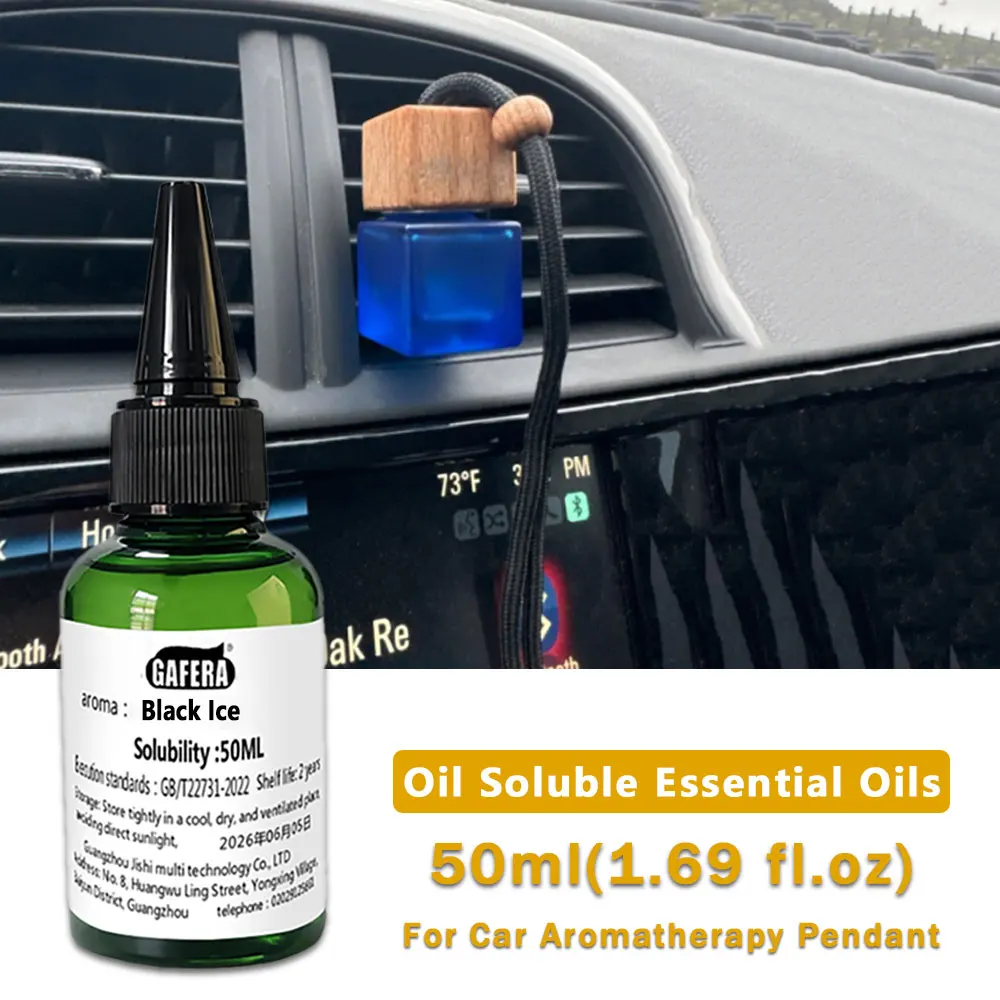 GAFERA 50ml(1.69 fl.oz) English Pear Freesia Essential Oil, Car Suspension Fragrance Supply Perfume,Diffuser Replenishes Essence
