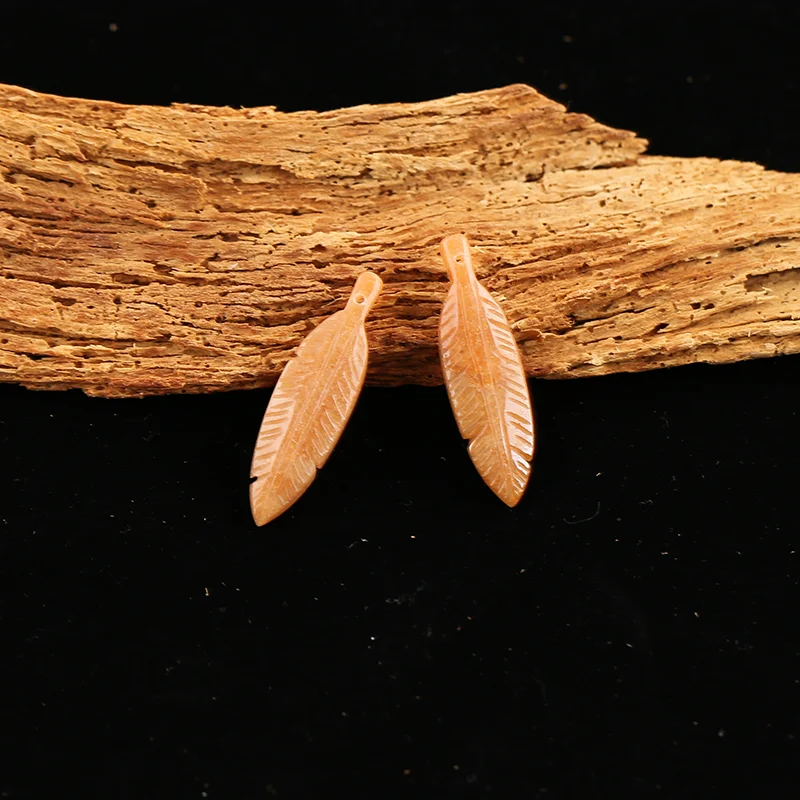 B&F Red Agate  Earring Beads for Jewelry Making, Handmade Natural stones beads, Stones for jewelry Making Supplies