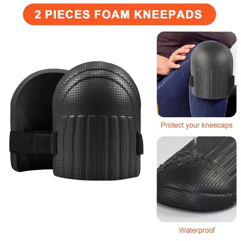 1 Pair EVA Foam Knee Pads Large-Size Gardening Knee Pads - Thick & Durable Practical Storage Accessories For Household For Home
