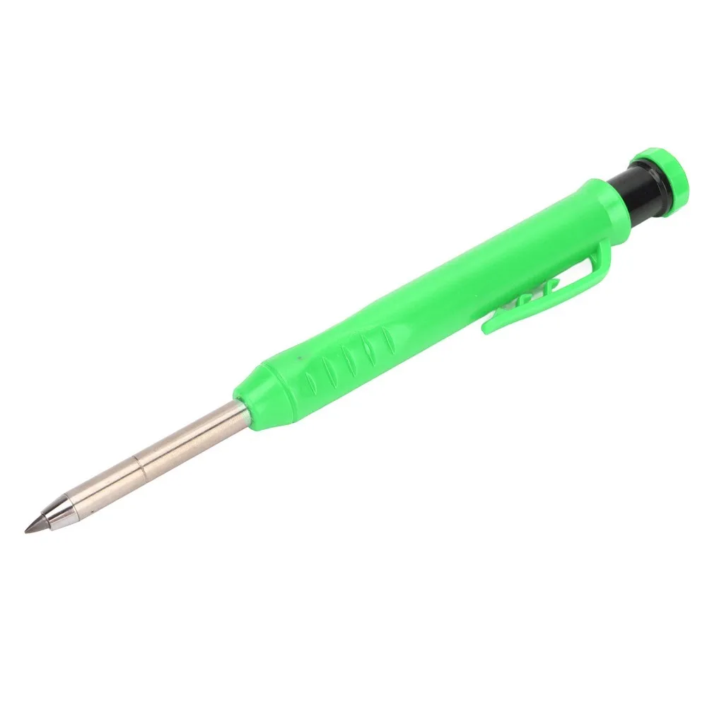 

Built-in Sharpener Mechanical Carpenter Pencil Long Nose Design Multiple Colors Deep Hole Pencil Woodworking Pencil Woodworking