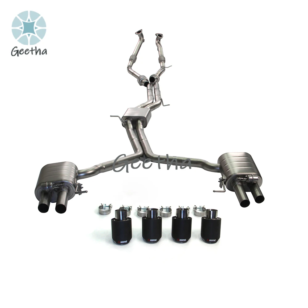 

Full Set High Quality Valvetronic Catback Exhaust Valvetronic Muffler Pipe for Audi S4/S5 B9 3.0T 2019-2023 Exhaust Downpipe