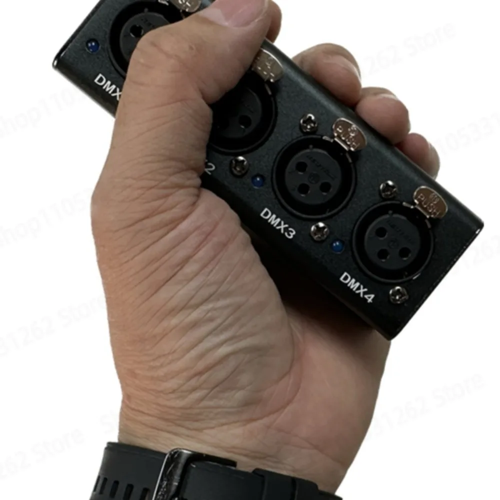 Portable ART-NET Lighting Controller 4 Universe DMX512 Bidirectional 2048 Channels Built-in USB