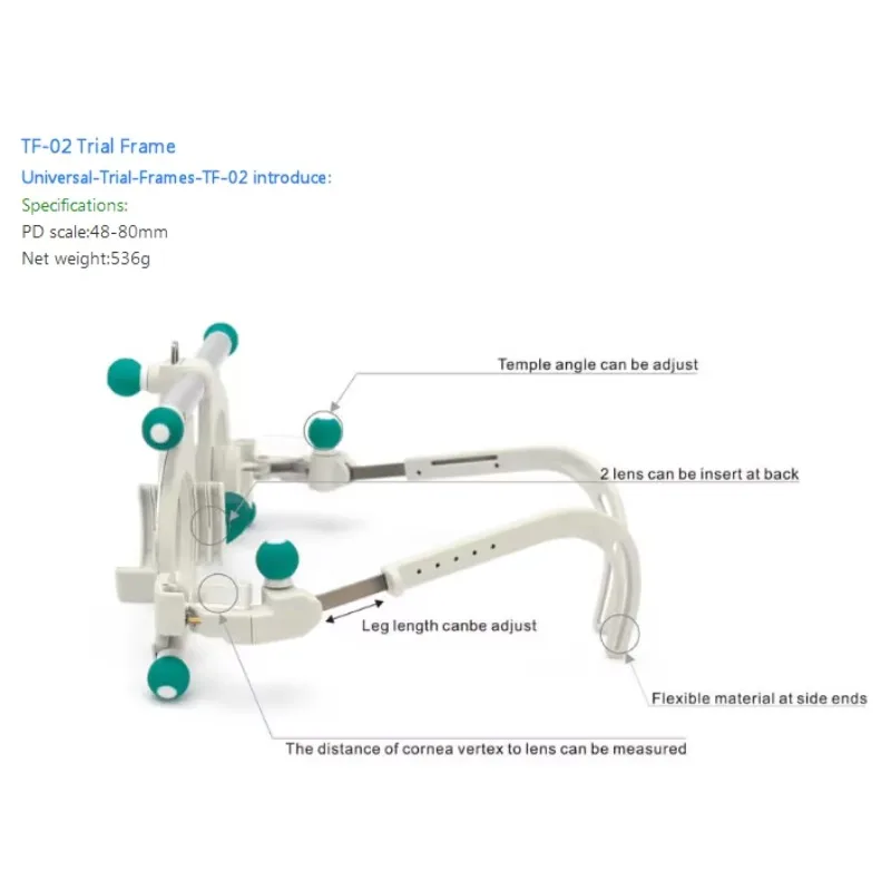 2026 In stock New High Quality Optical Titanium Trial Lens Frame Tpv-9000 Trial Frame for Optometry