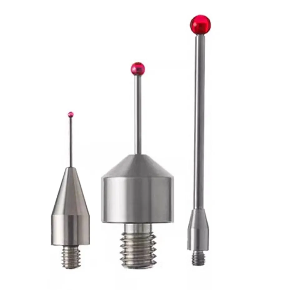 إبرة قياس ثلاثية الإحداثيات M2M3M4M5 إبرة قياس ماكينة CNC برأس كرة روبي ثلاثية الأبعاد #3