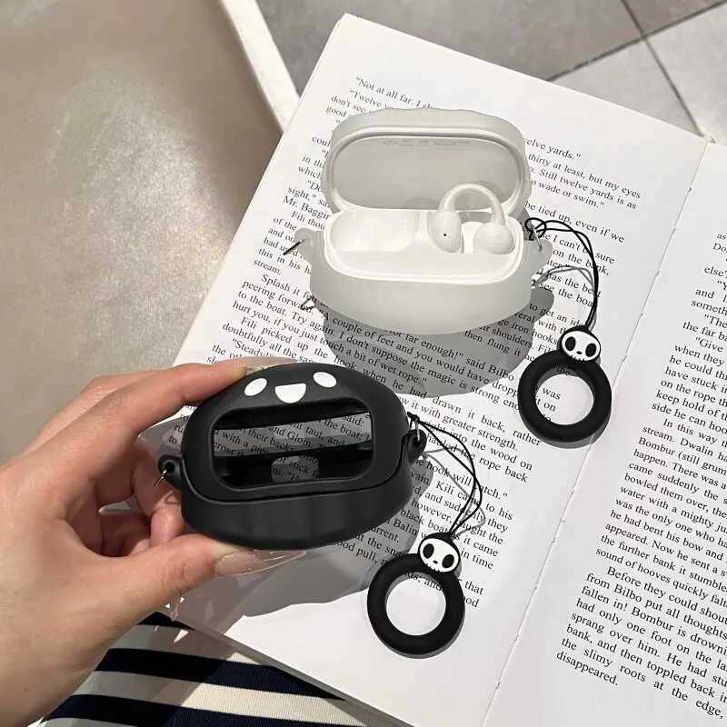 3D Cute Cartoon Luminous Ghost For UGREEN HiTune S6 Magic Protective Case Wireless Earphone Case Silicone Soft Charging Cover