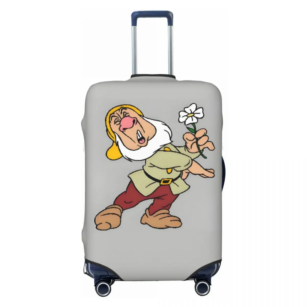 

Custom Snow White And Anime The Seven Dwarfs Luggage Cover Elastic Travel Suitcase Protective Covers Suit For 18-32 inch