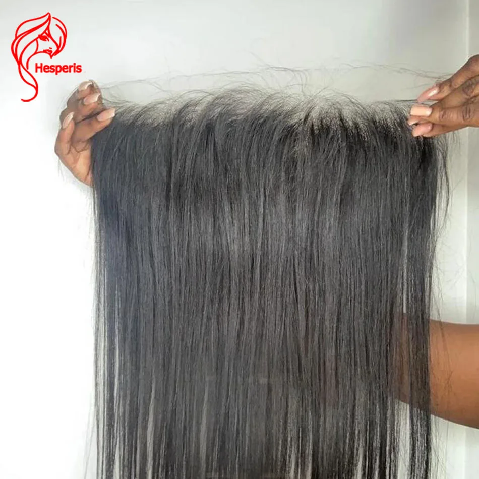 Hesperis13x4 13x6 HD Lace Frontal Only Melt Skins Free Part   Brazilian Straight Human Hair 5x5 HD Lace Closure Pre Plucked