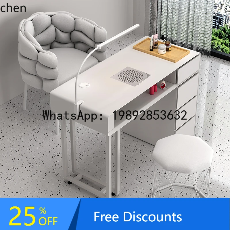 Nail Table and Chair Set Economical Single and Double Multi-Functional Internet Celebrity Ins Nail Table