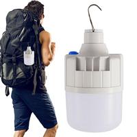 camping Rechargeable Light Bulbs White USB Rechargeable LED Lightbulbs Non-Dimmable Garden Lamp Super Brightness Tent Lights