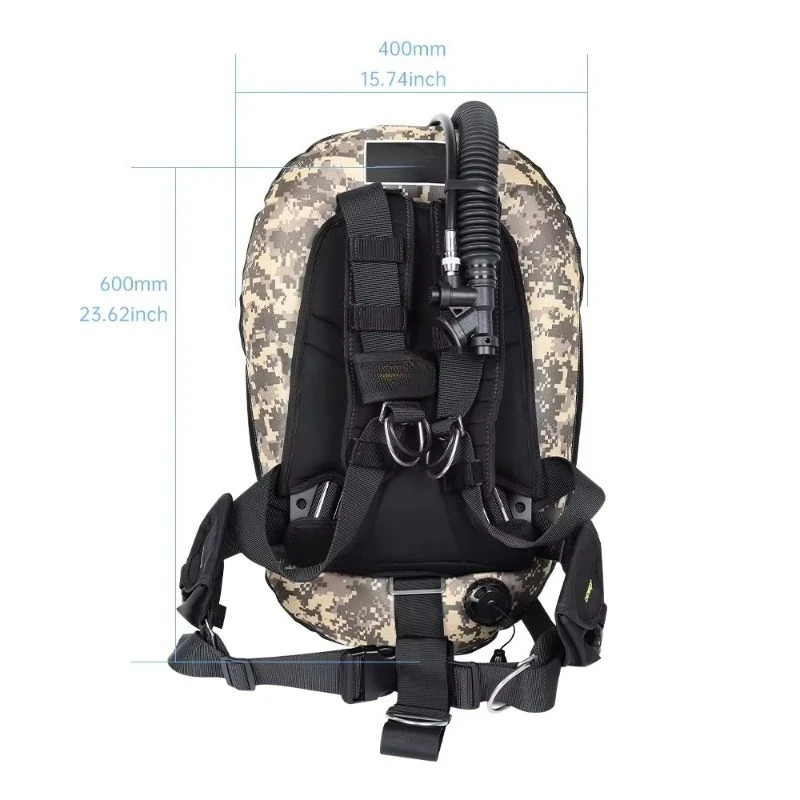 Durable Reusable Portable Soft Nylon Buoyancy Compensator Device BCD Donut for Diving Set view 3