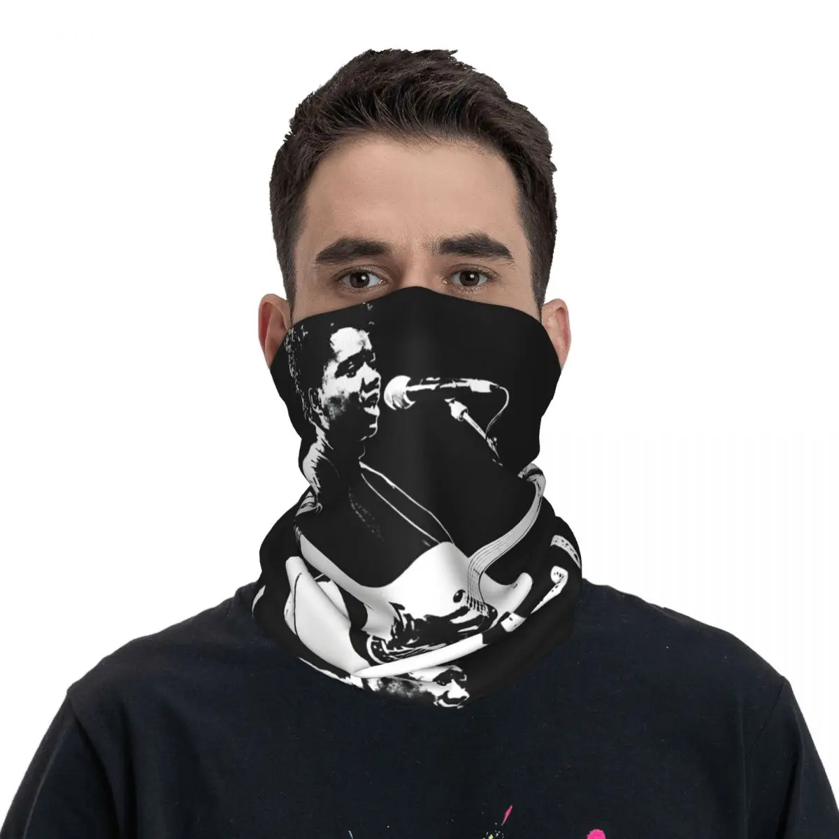 Album Bandana Nek Gaiter Geprint Motor Motocross T-Tracy Chapman Gezicht Sjaal Multi-Use Bivakmuts Fietsen Unisex Volwassen Winter