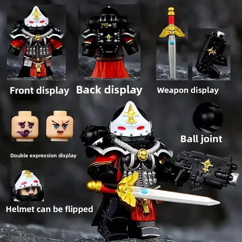 

5 см Warhammer аниме фигурка боевая монахиня два выражения фигурка приборная модель реквизит для косплея коллекция ремесла подарочные игрушки