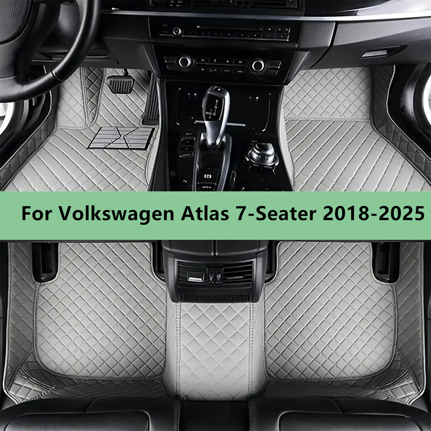 

Car Floor Mats For Volkswagen Atlas 7-Seater 2018-2025 Floor Mats for Men Women Car Interior Accessories