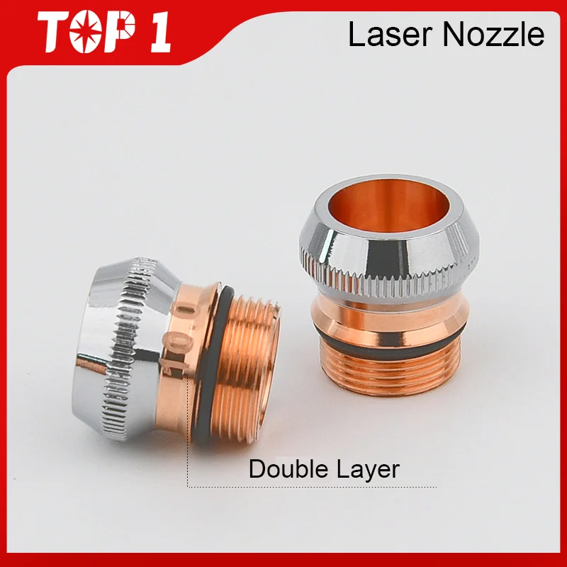 TOP1 10pcs DNE D17/D15 Caliber1.0-8.0 Metal Laser Cutting Nozzles Fiber Laser Nozzle  Machine Head Holder Spare Parts