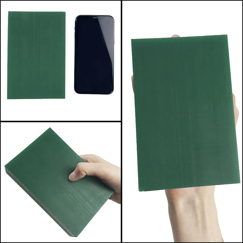 Jewelry Model Carving Wax Block140x93x32mm Ring Bracelet Crafts Molding Engraving Molds Green Blue Model Wax