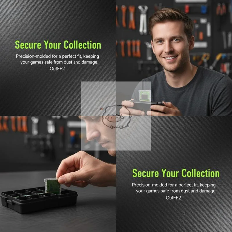 1Pcs Game Console Accessories Transparent Game Card Box Shell Case Clear Housing Cover For 3DS