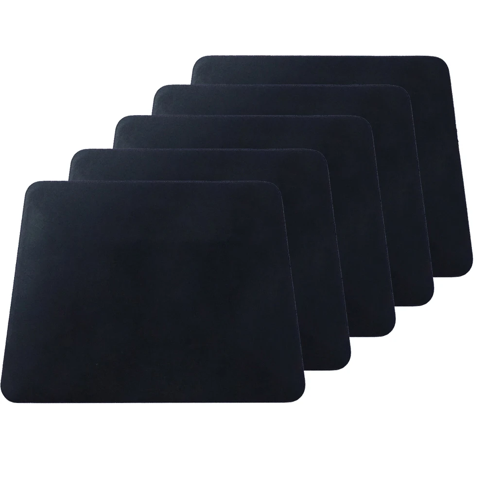 Espátula trapezoidal negra de 5 piezas para instalar película de coche, herramienta profesional automotriz, raspador suave, herramientas para