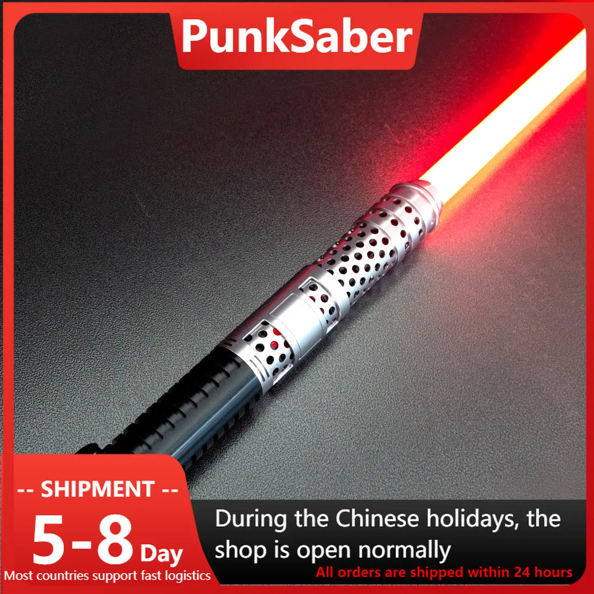 

PunkSaber Lighsaber Dark Disciple Dueling Laser Sword FX-FOC 20 Sound 12 Infinite Color Changing Preffie2.2 Xenopixel Lightsaber