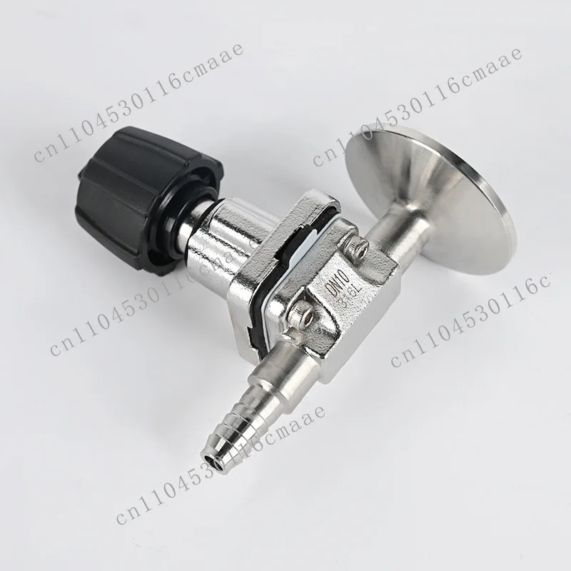 316L Sanitary Grade Quick-loading Diaphragm Sampling Valve, Sanitary Grade Clamp Quick Chuck Type Diaphragm Sampling Valve