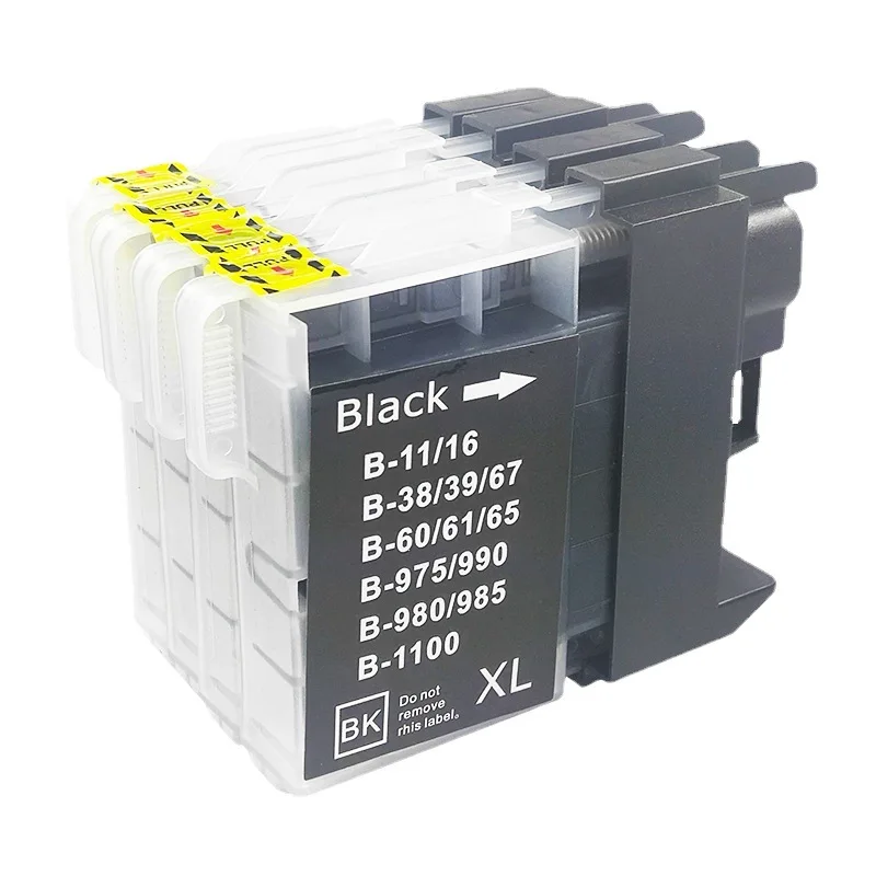 LC38 LC39 LC61 LC65 LC980 LC985 LC990 LC1100 Ink Cartridge for Brother DCP-J125 185C 195C J315W DCP-145C 185C 385C 535 Printer