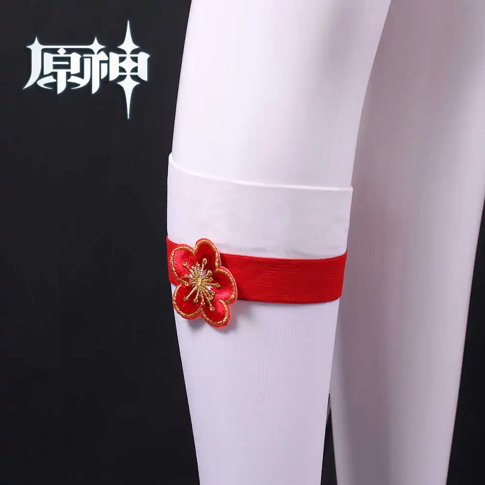 Genshin Impact hu tao Anime Women Over Knee Socks Lovely Xmas Cosplay Stockings Halloween Christmas