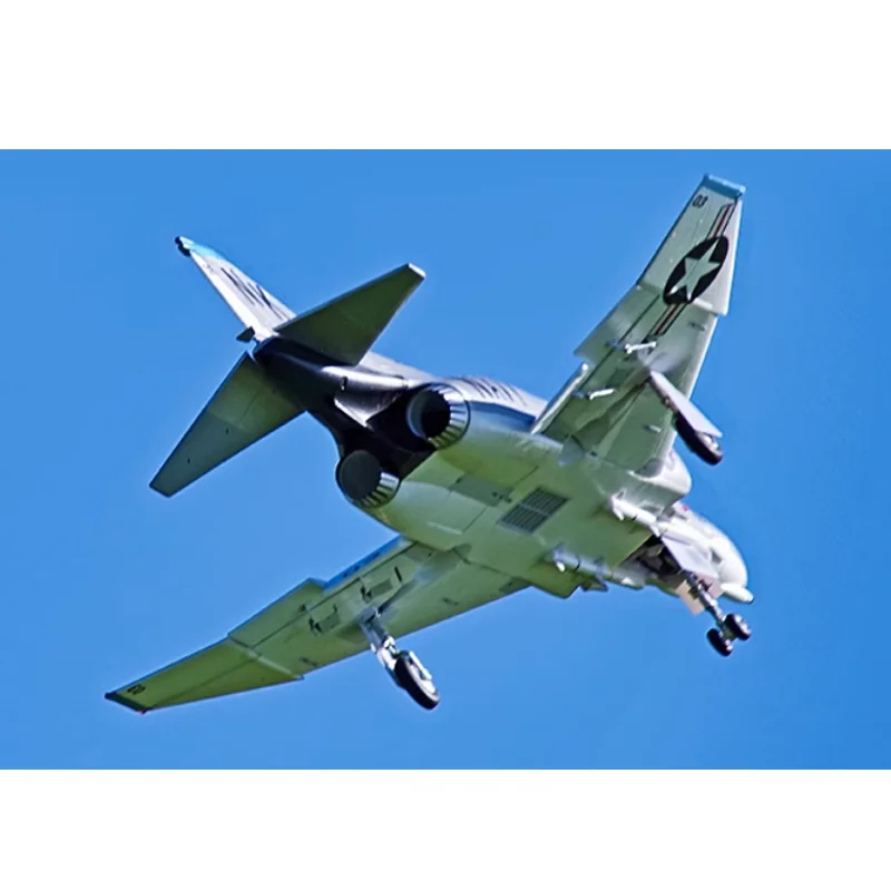 

Fms 80mm F4 Ghost Fighter Jet Electric Remote Control Ducted Fan Model Airplane Assembly Kit Realistic Fixed-Wing Aircraft