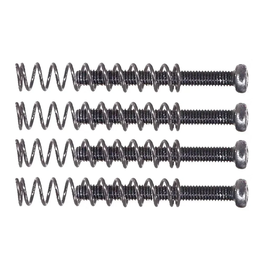 Pickup Guitar Humbucker Pickup Screws Springs Guitar Humbucker M3*30MM Metal Screws Springs 4 Pieces Screws