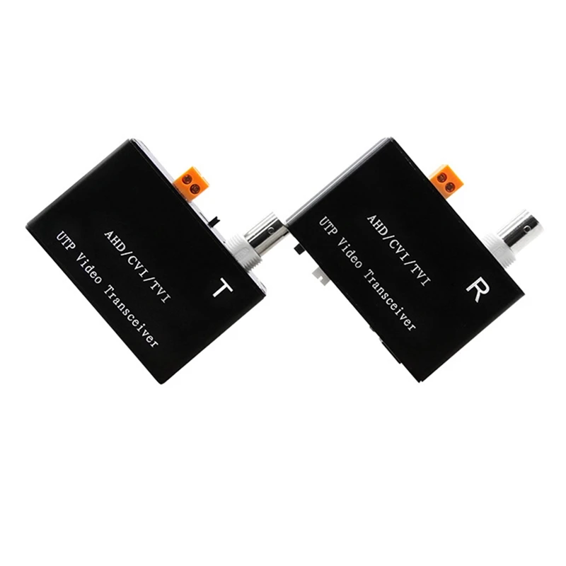 FFYY-1 قناة فيديو نشط Balun لكاميرا CCTV زوج ملتوي الارسال Bnclong المدى ل AHD TVI CVI 5/10MP